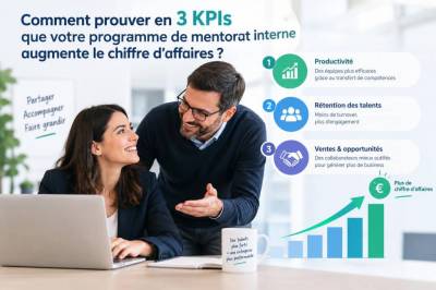 Comment prouver en 3 kpis que votre programme de mentorat interne augmente le chiffre d'affaires