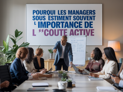 Pourquoi les managers sous-estiment souvent l'importance de l'écoute active